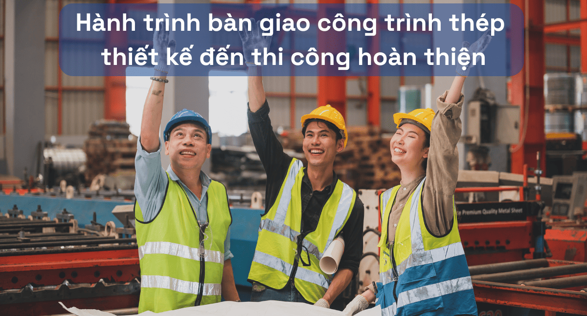 Hành Trình Bàn Giao Công Trình Thép: Từ Thiết Kế Đến Thi Công Hoàn Thiện