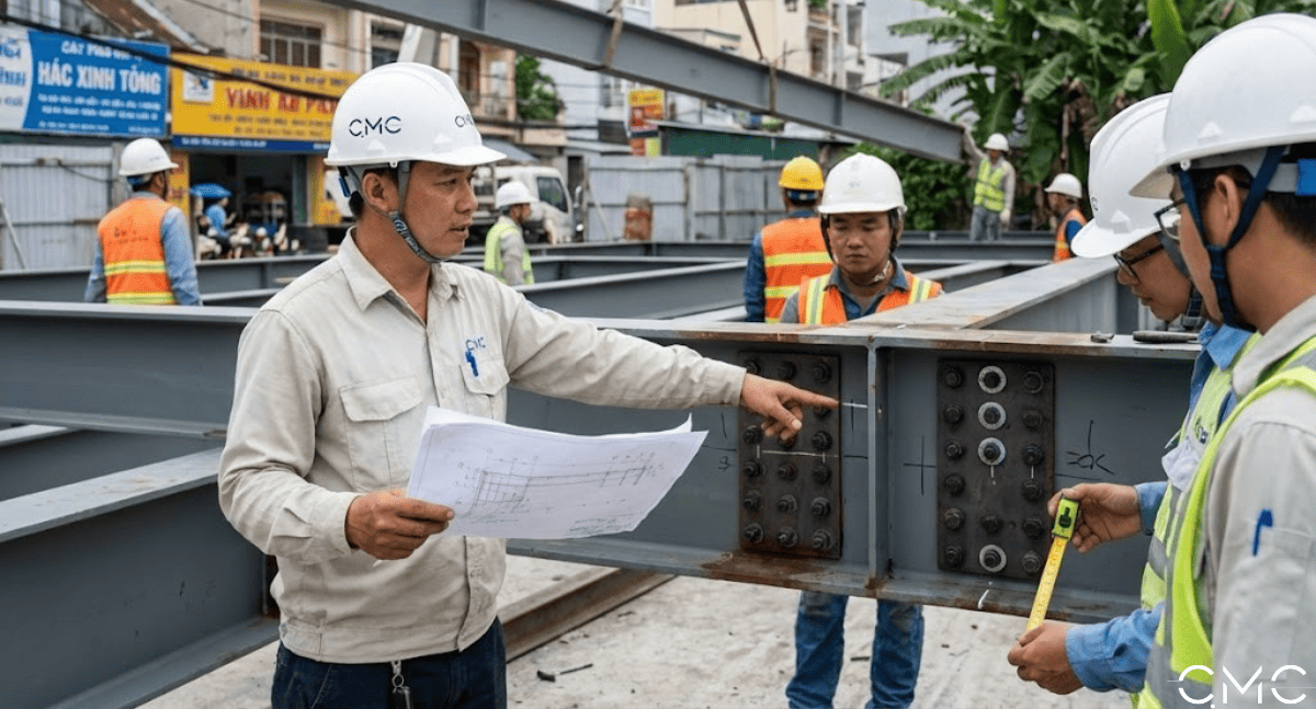 Kiểm Tra Trước Khi Sản Xuất: Các Đảm Bảo Thiết Kế Công Trình Thép Khớp 100%