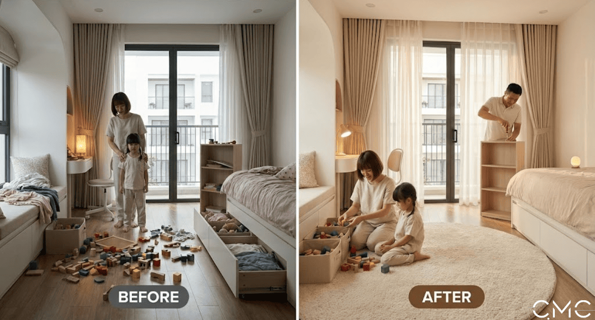 Thiết Kế Phòng Bé Gái: Một góc nhỏ dịu dàng để con lớn lên mỗi ngày
