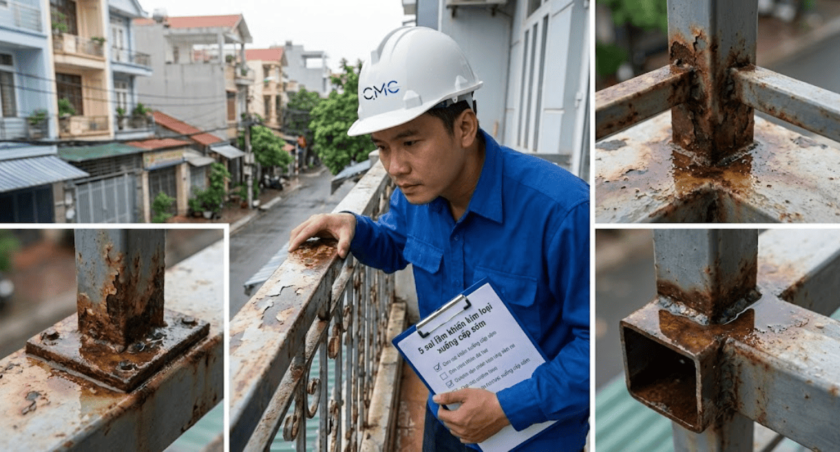 5 Sai Lầm Phổ Biến Khiến Kim Loại Bị Xuống Cấp Sớm và Giải Pháp Hiệu Quả