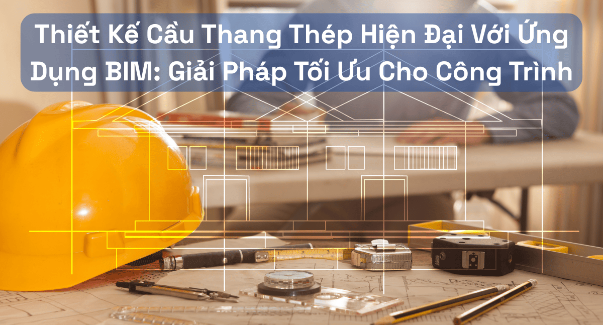 Thiết Kế Cầu Thang Thép Hiện Đại Với Ứng Dụng BIM: Giải Pháp Tối Ưu Cho Công Trình