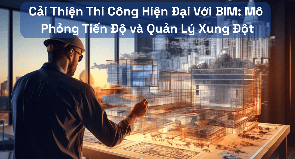 Cải Thiện Thi Công Hiện Đại Với BIM: Mô Phỏng Tiến Độ và Quản Lý Xung Đột