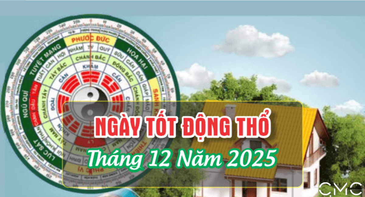 Danh sách ngày tốt tháng 12 để động thổ xây nhà: Chọn đúng ngày – Khởi đầu thuận lợi