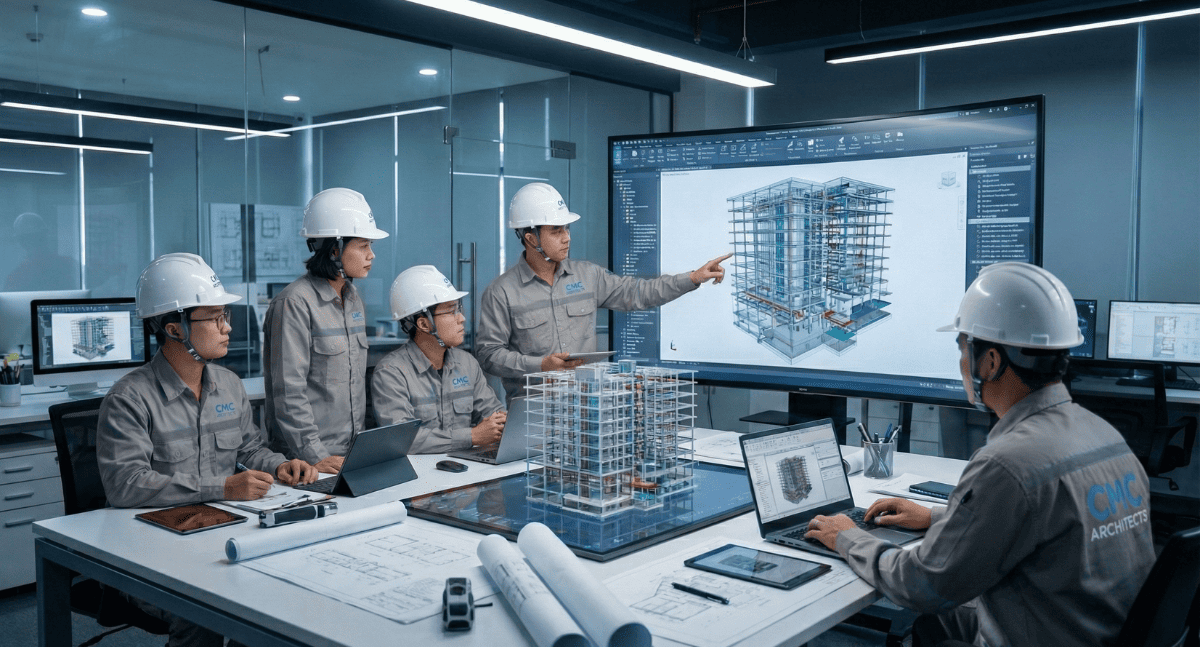 BIM Là Gì? Khám Phá Lợi Ích Ứng Dụng BIM Trong Dự Án Cùng CMC Architects