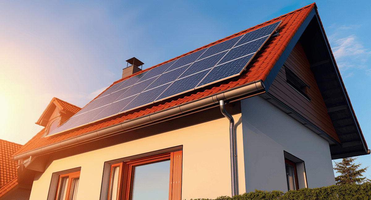 Toà nhà khi đã lắp panel