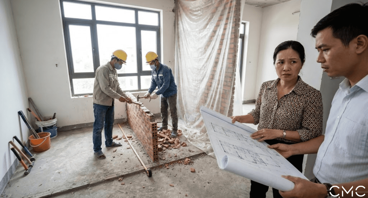 Thay đổi vật tư, thiết bị liên tục trong quá trình thi công