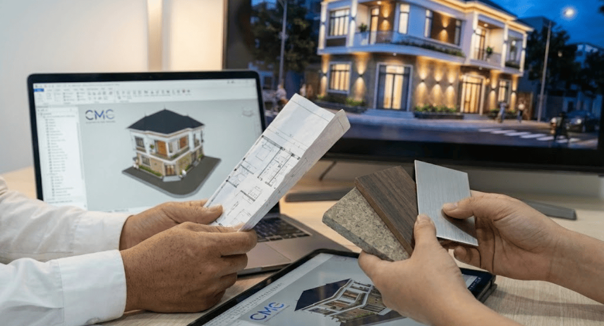 Muốn render ngoại thất ban đêm đúng chuẩn, bạn cần cung cấp gì