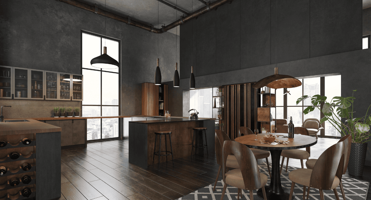 Phối cảnh quầy bar