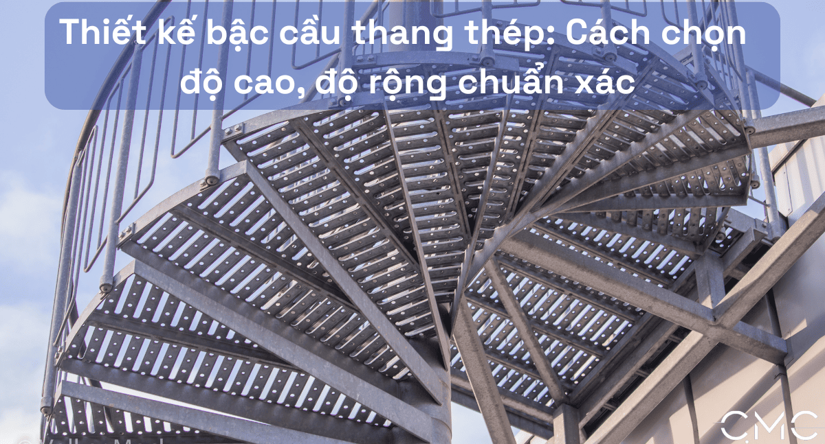 Thiết kế cầu thang thép
