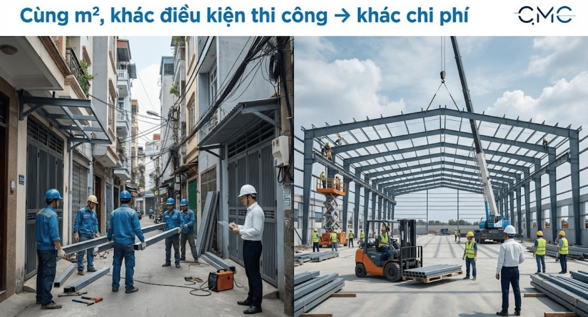 Nên hỏi báo giá công trình thép thế nào để ít sai, ít phát sinh