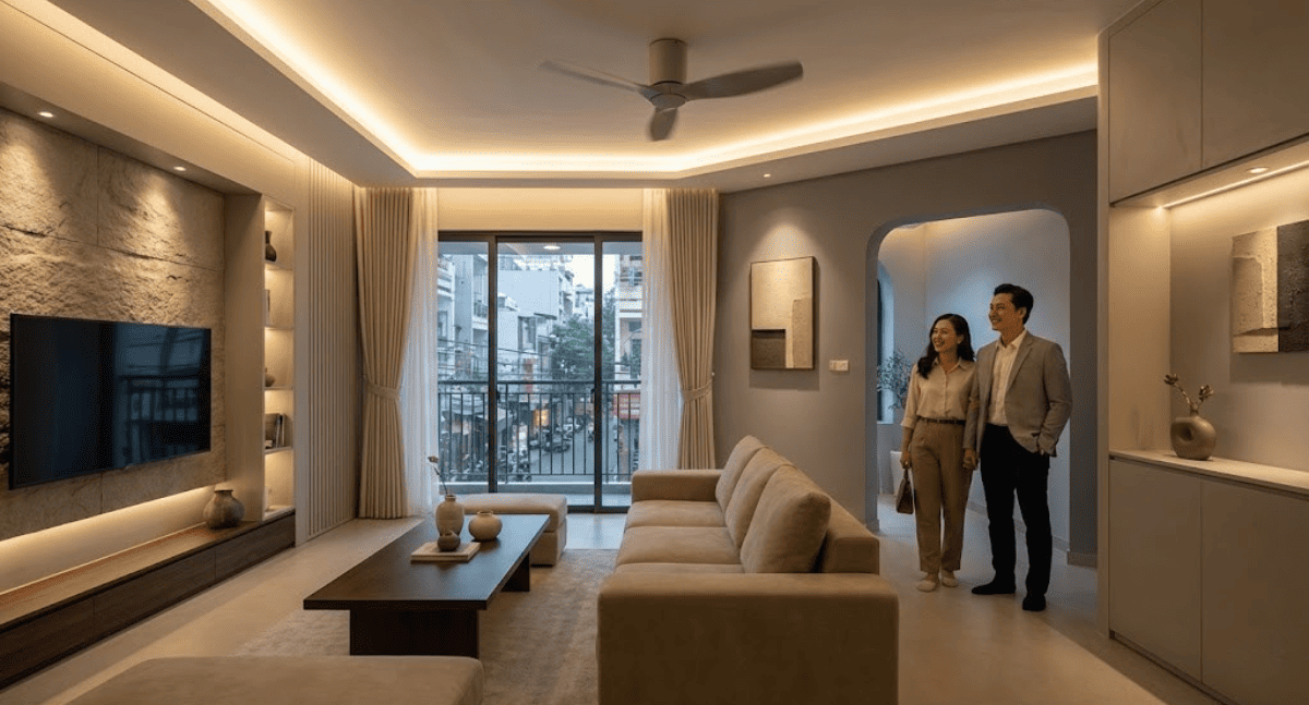 mẹo giúp phòng khách rộng hơn, sang hơn, ở sướng hơn