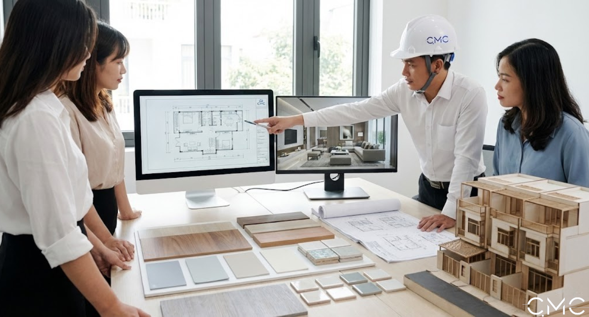 CMC Architects đồng hành từ bản vẽ đến hoàn thiện