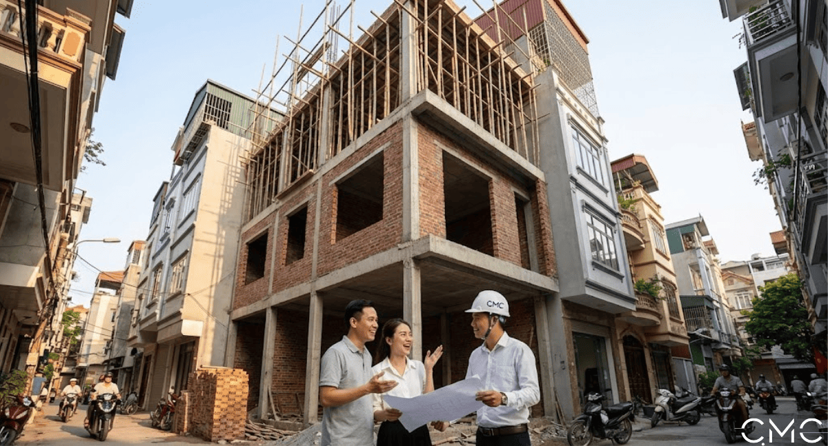 Quy trình biến đổi nhà phố từ móng đến hoàn thiện tại CMC Architects