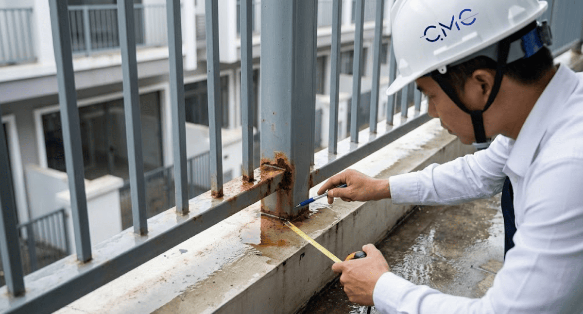 Lắp đặt sai gây ăn mòn điện hoá