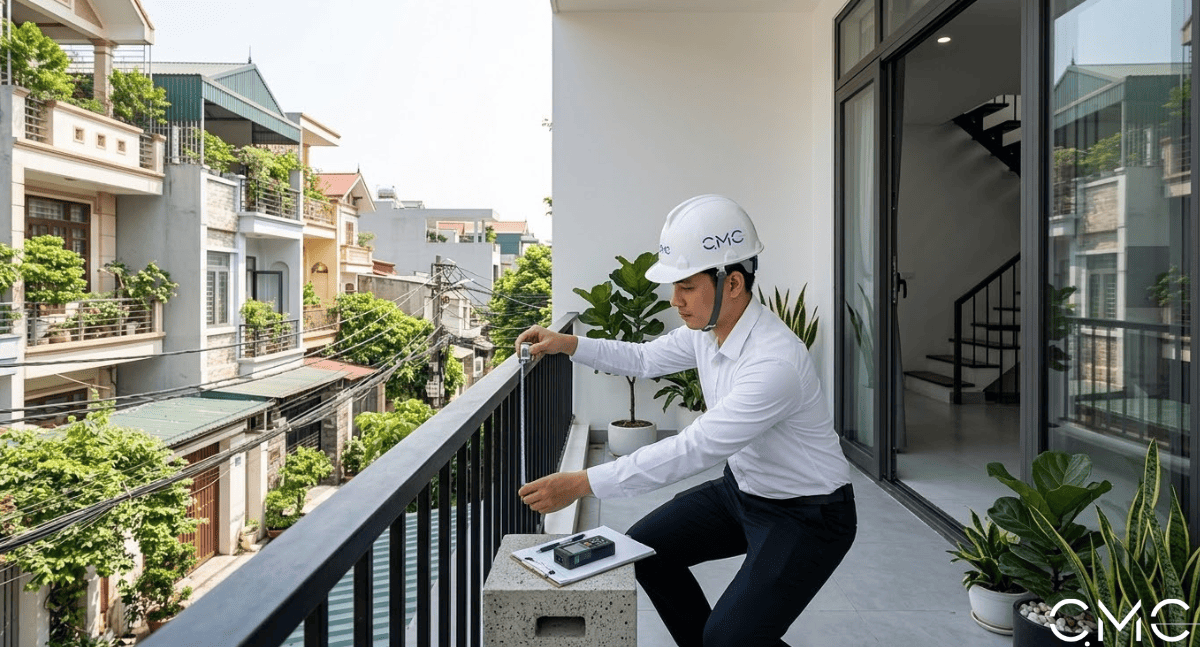 Chiều cao lan can mong muốn