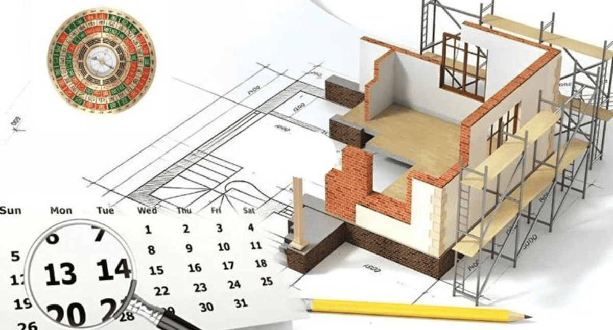 Why should you choose a good day to break ground on building a house?