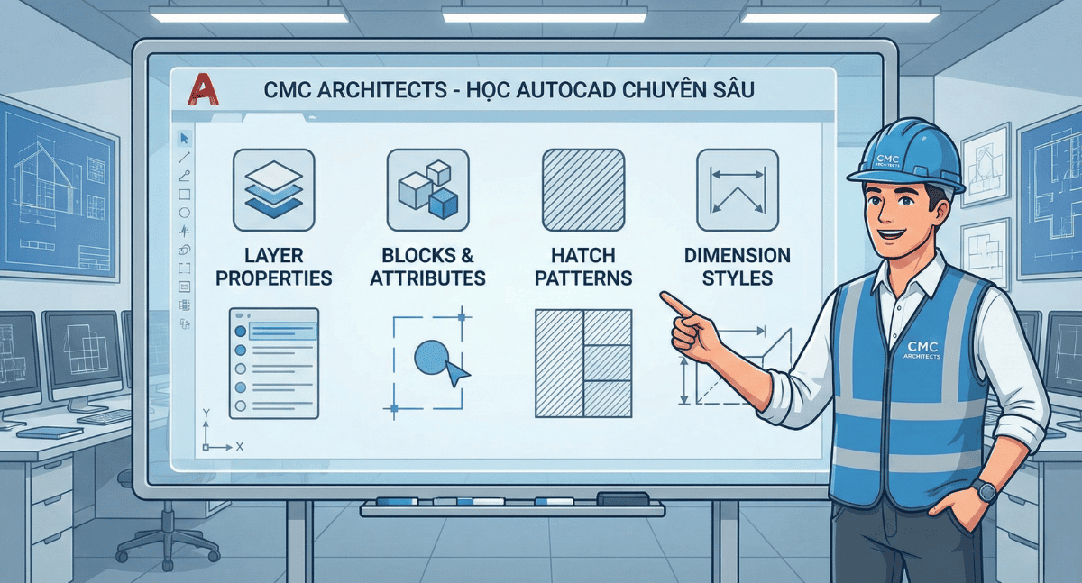 AutoCad bắt đầu với những lệnh cơ bản