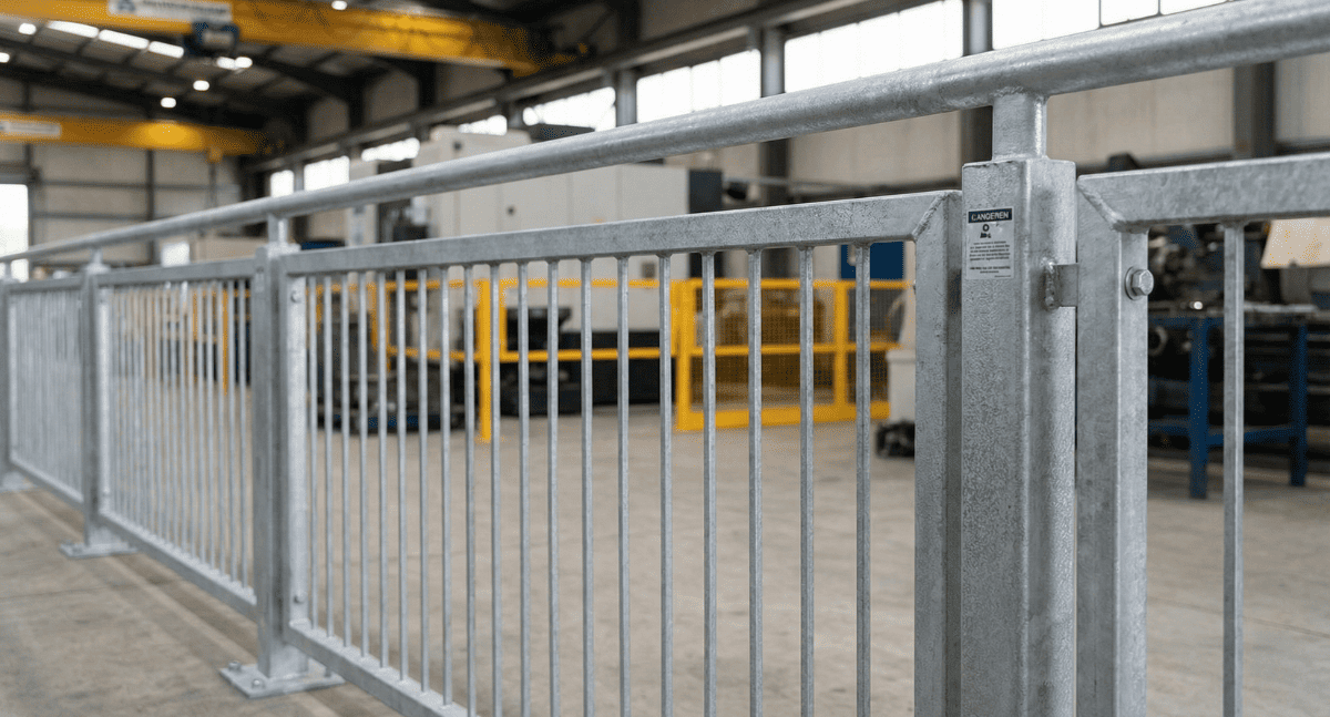 Ứng dụng tay vịn thép trong công trình công nghiệp
