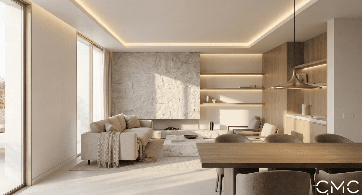 Ánh sáng quyết định 70% cảm xúc của nội thất 3D