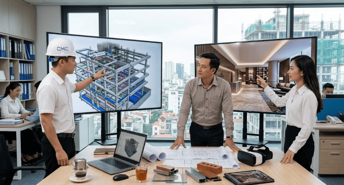 BIM và VR360 của CMC Architects Việt Nam