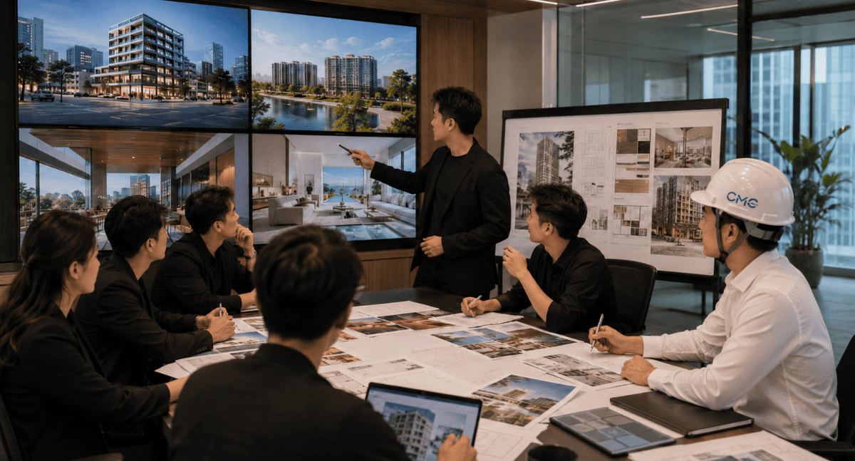 Dịch vụ thiết kế phối cảnh kiến trúc nội thất tại CMC Architects có gì nổi bật