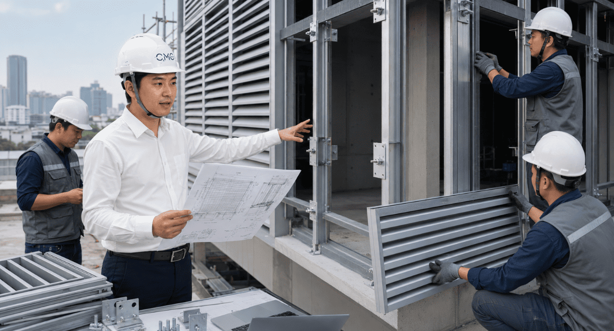 Những điều cần lưu ý khi thiết kế bản vẽ drawing louver