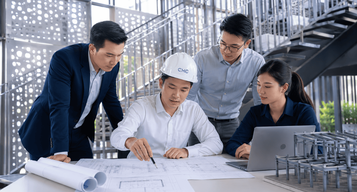 CMC Architects Việt Nam đồng hành trong triển khai bản vẽ hạng mục thép