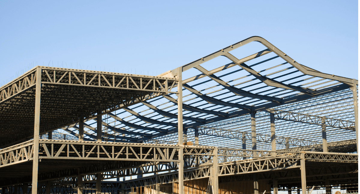 Hệ thống nhà xường làm bằng kết cấu thép