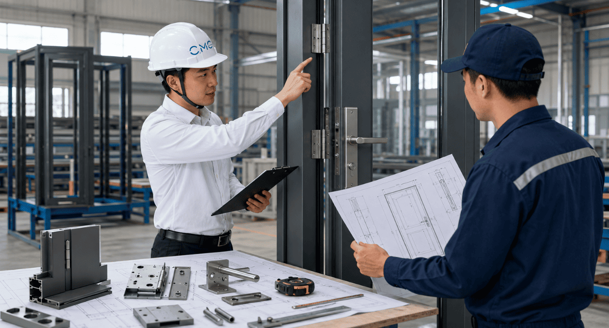 Những nội dung cần có trong bản vẽ khung cửa thép tại CMC Architects Việt Nam