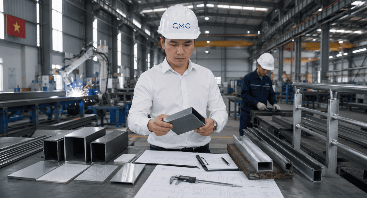 Một bản vẽ hạng mục thép rõ ràng cần có hệ thống ghi chú dễ hiểu