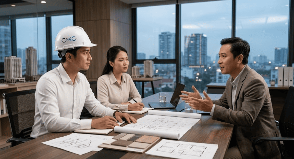 CMC Architects tiếp nhận và tư vấn: Lắng nghe - thấu hiểu - đồng lòng