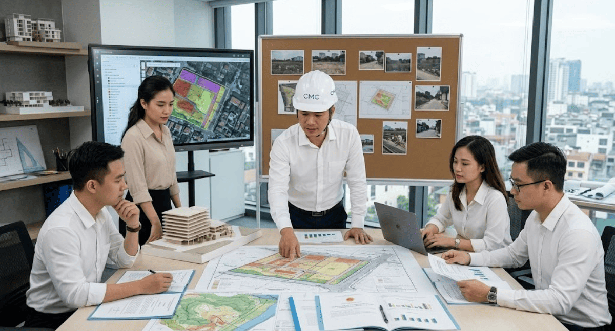 CMC Architects nghiên cứu và phân tích đánh giá định hướng