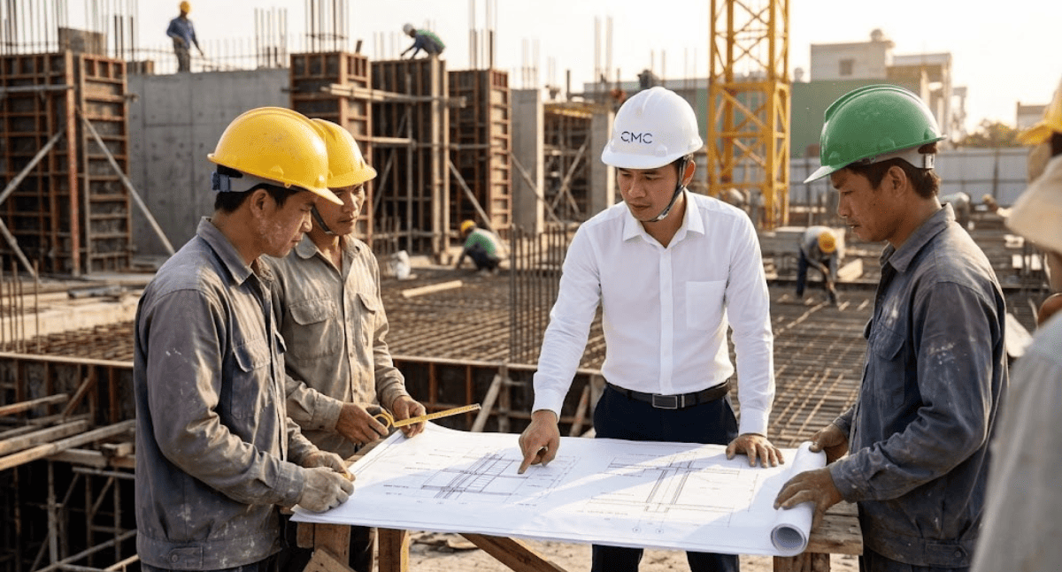 CMC Architects thiết kế chi tiết chính xác, tối ưu, toàn diện