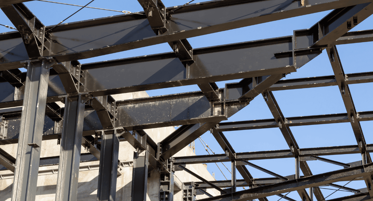 Công trình thép đã hoàn thành