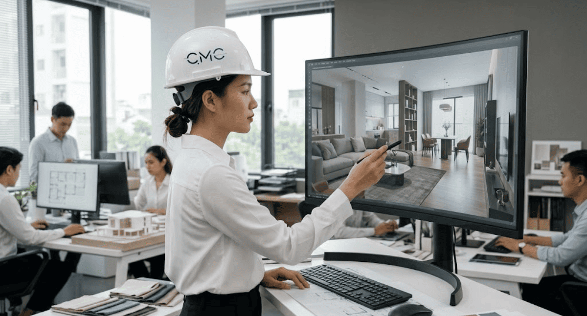 Khi mặt bằng được tối ưu tại CMC Architects Việt Nam