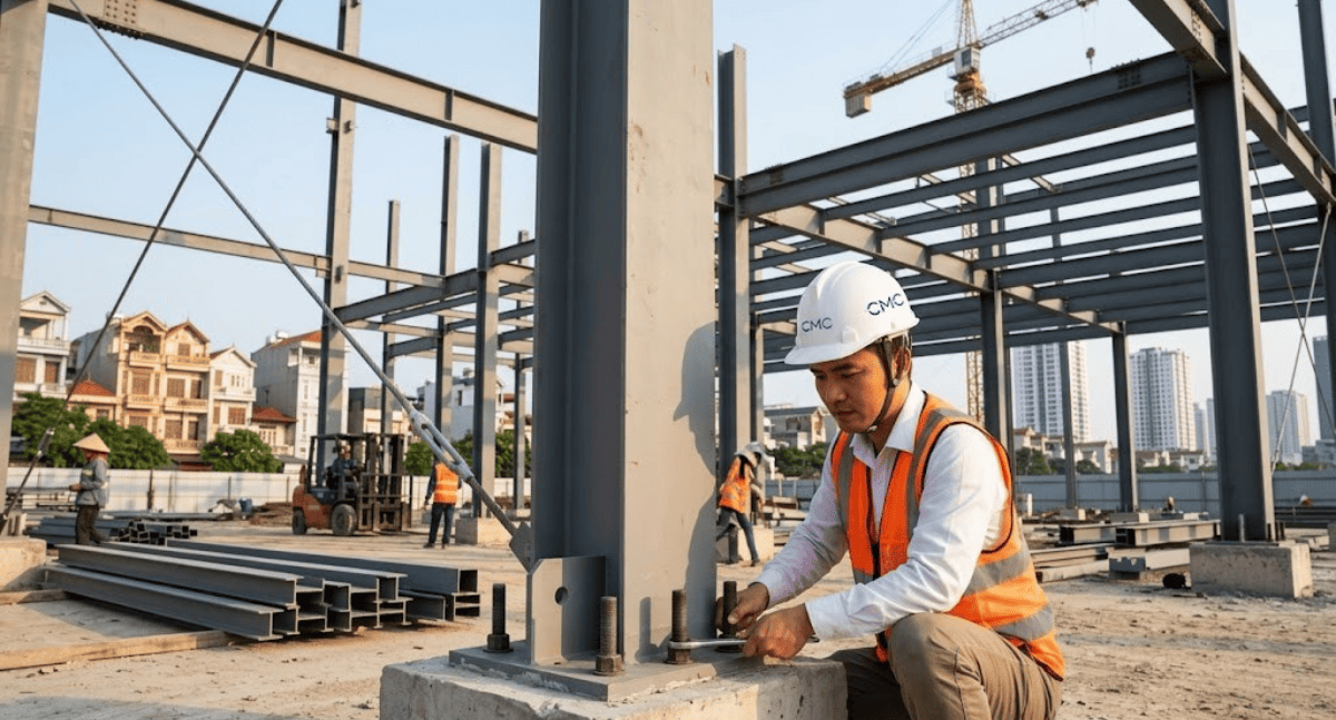 Ra soát toàn bộ bu lông, mối nối và liên kết tạm