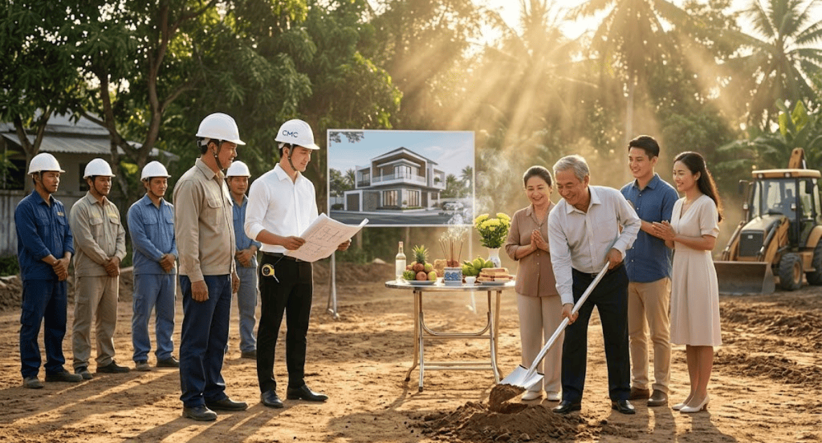 Vì sao gia chủ vẫn xem ngày tốt trước khi động thổ