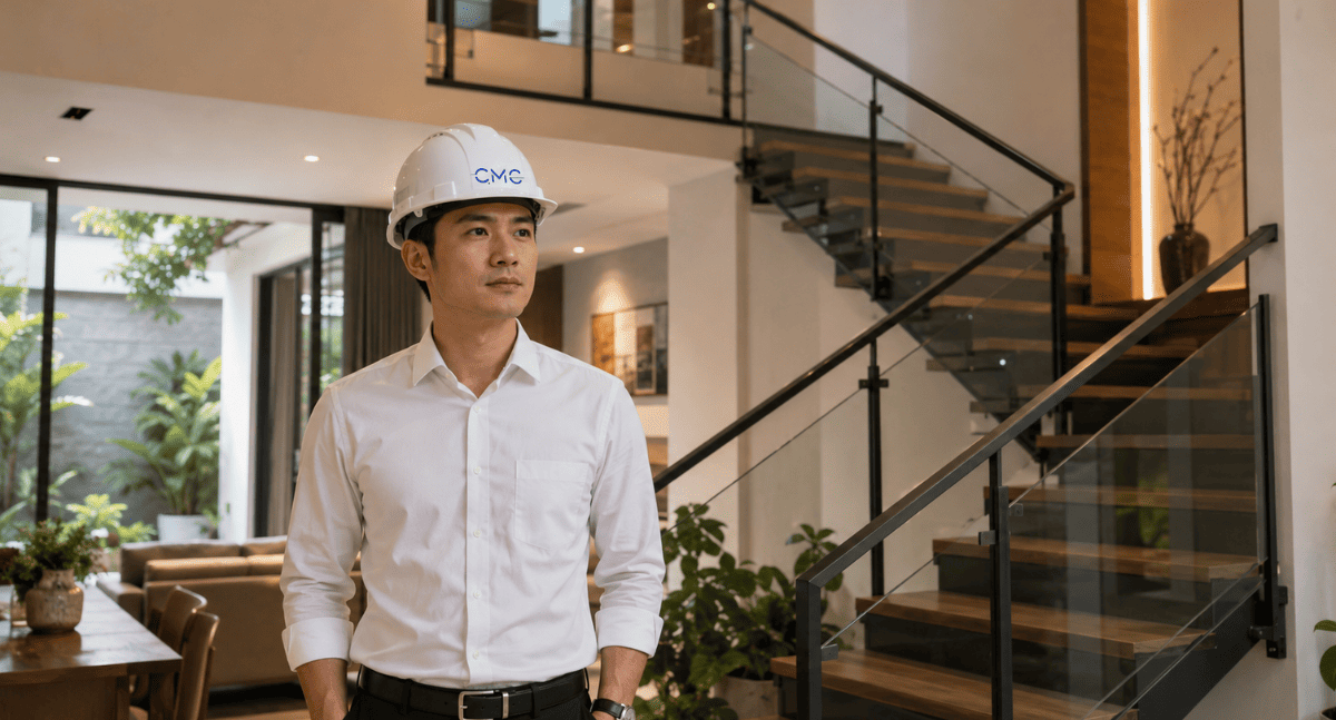 CMC Architects từ bản vẽ kỹ thuật đến hiện thực thi công