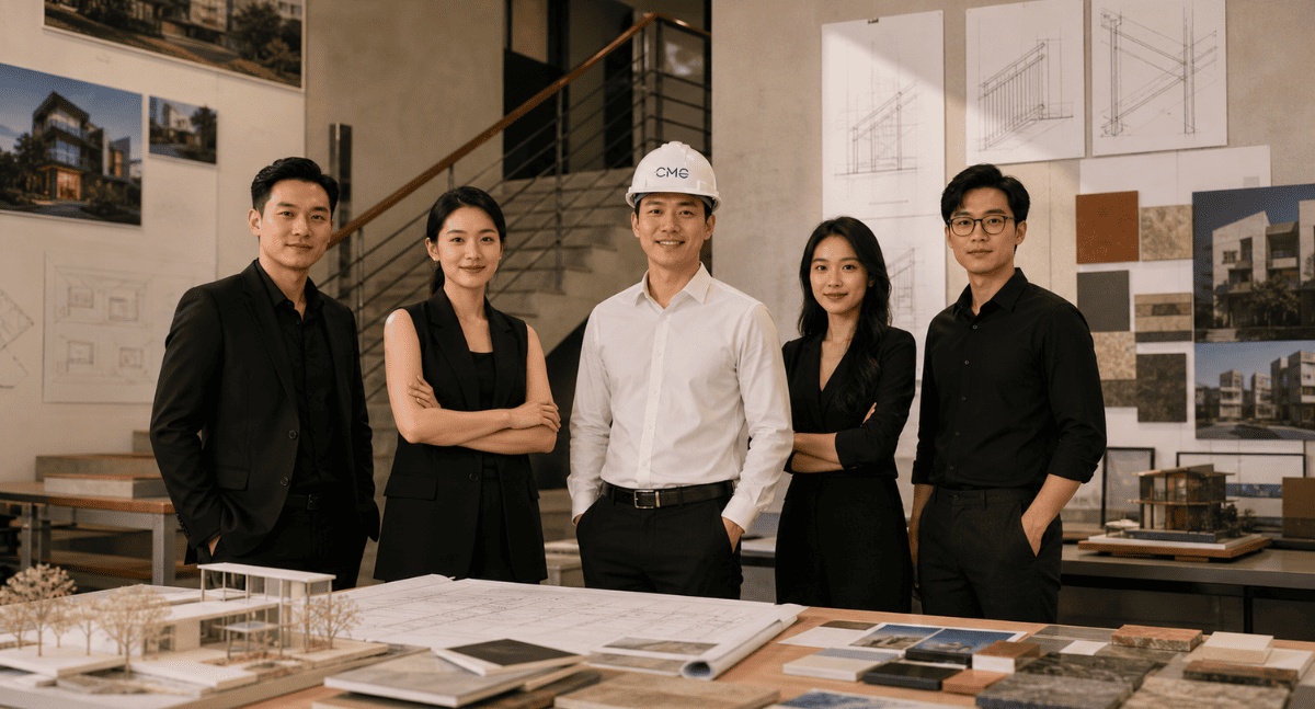 Chi tiết lan can từ bản vẽ đến thành phẩm CMC Architects Việt Nam