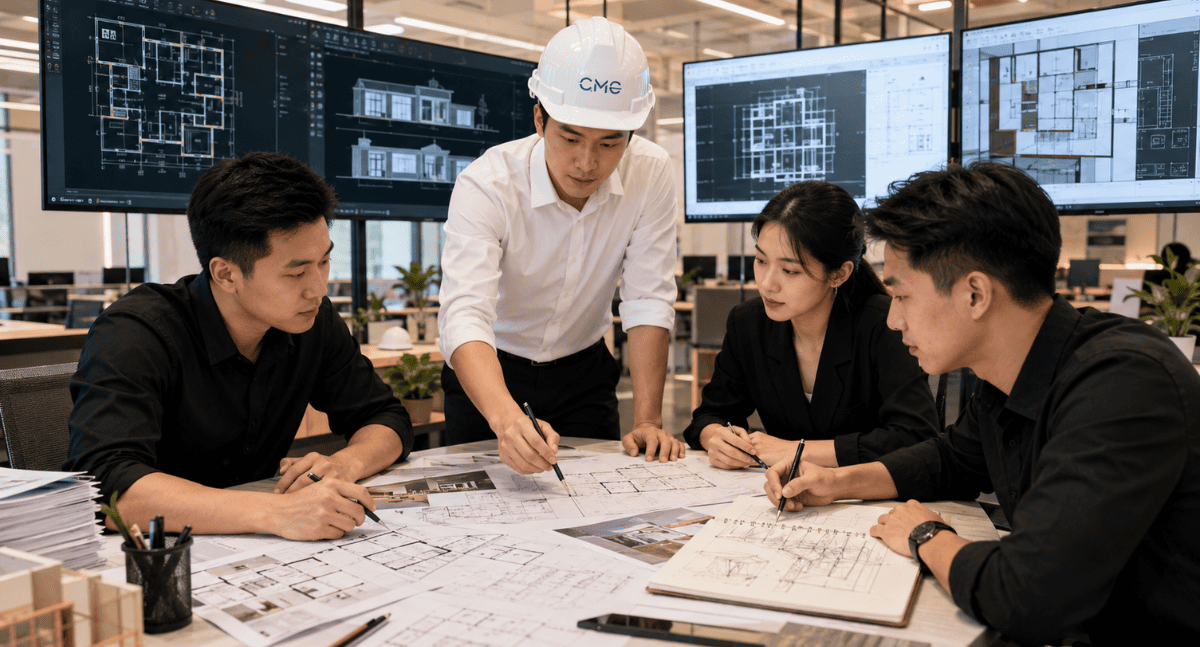 Dịch vụ thiết kế bản vẽ bằng AutoCad tại CMC Architects Việt Nam
