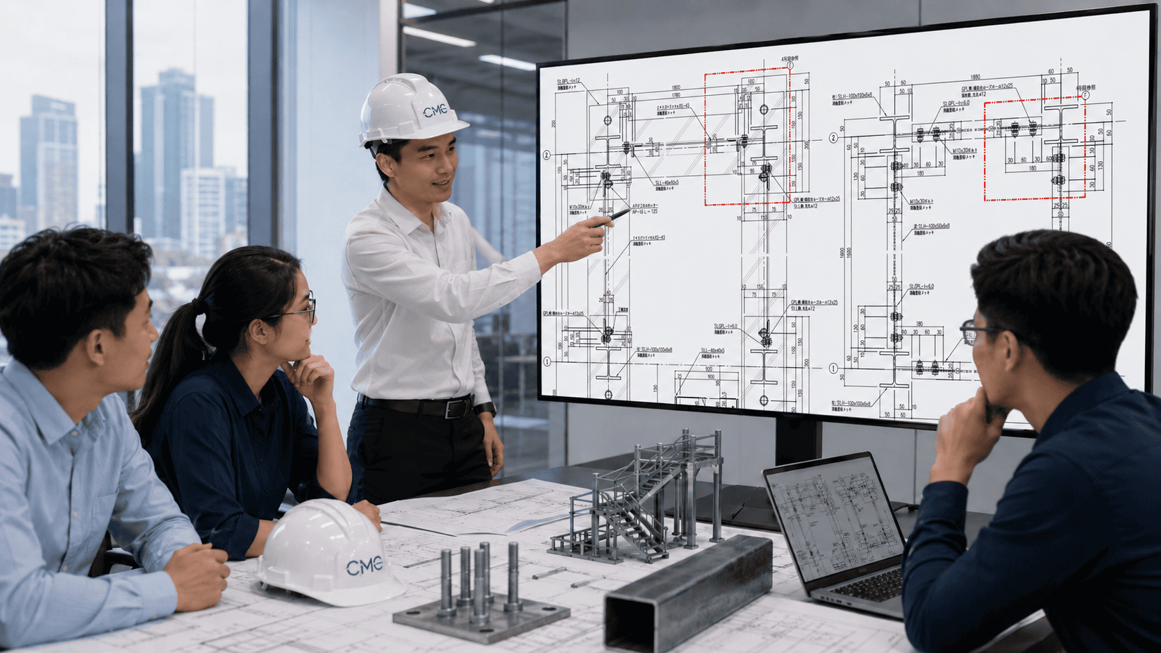 Sử dụng layer cho từng loại chi tiết thép quan trọng