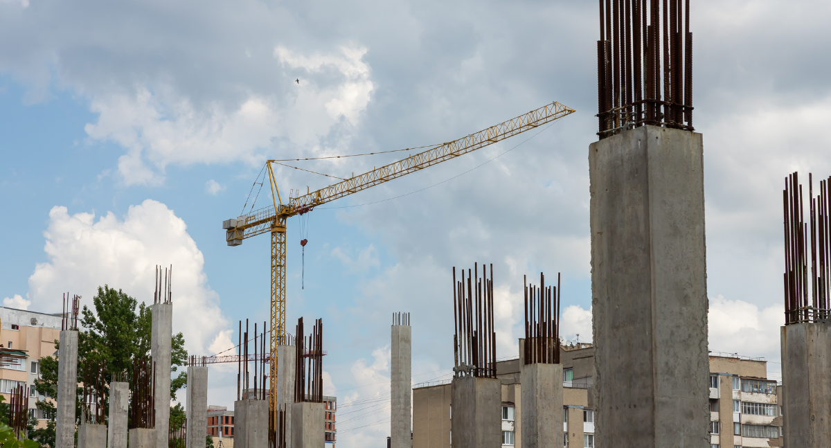 Công trình làm bằng bê tông cốt thép