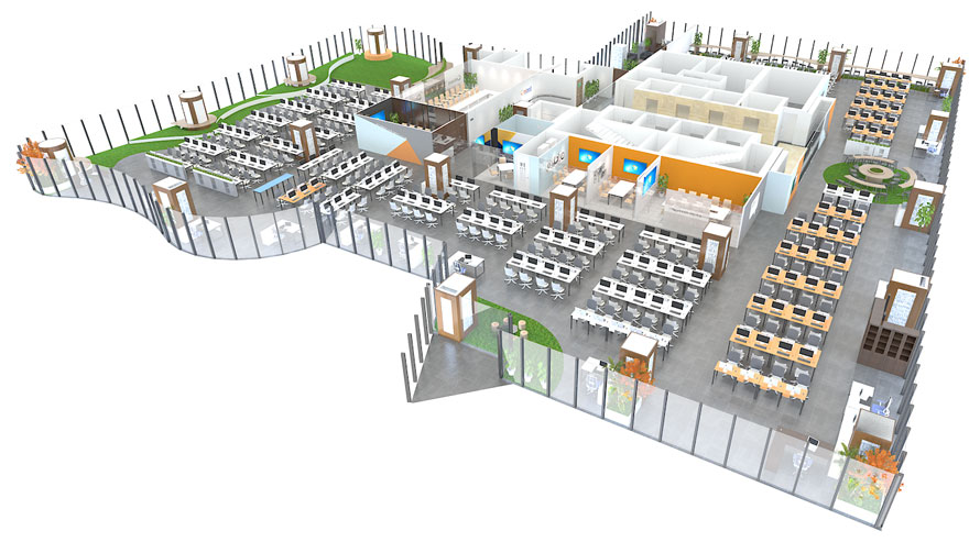 Phối cảnh văn phòng đẹp 2