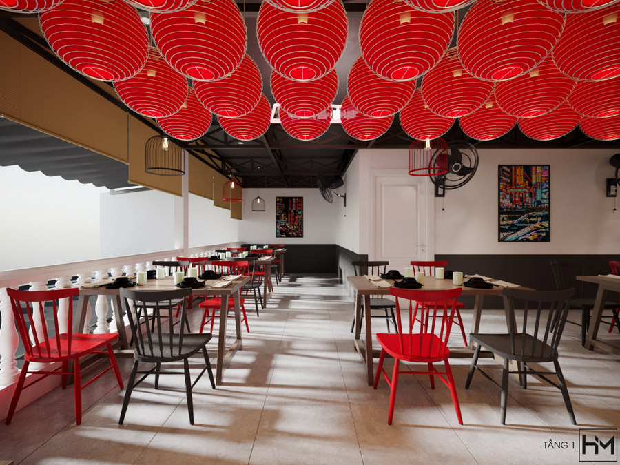 Phối cảnh CG về nhà hàng 3