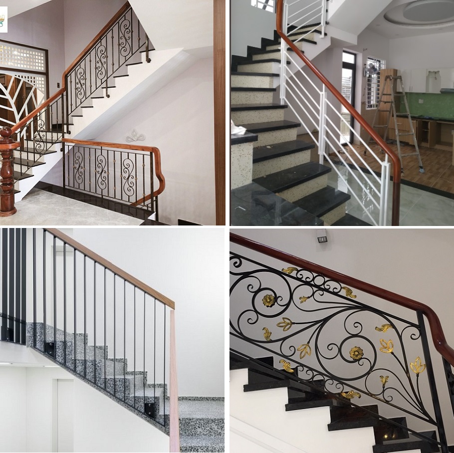 Những dạng lan can tay vịn phổ biến