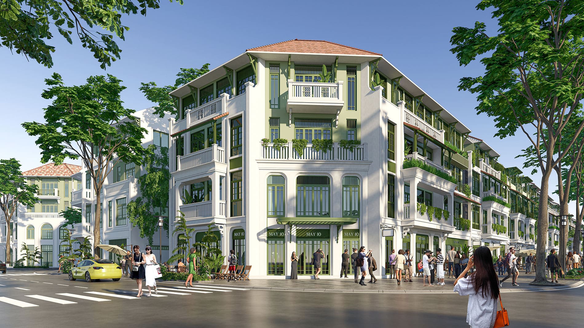 Kiến trúc hiện đại tối ưu công năng dự án Moon Urban