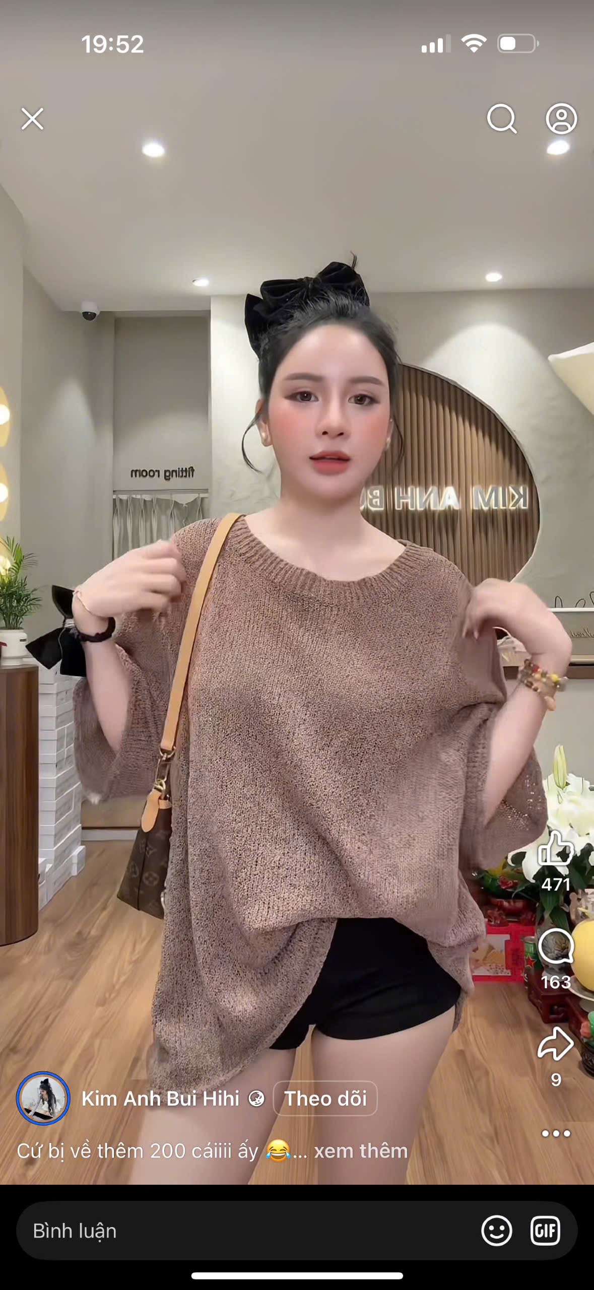 Áo len mỏng cộc trơn hot