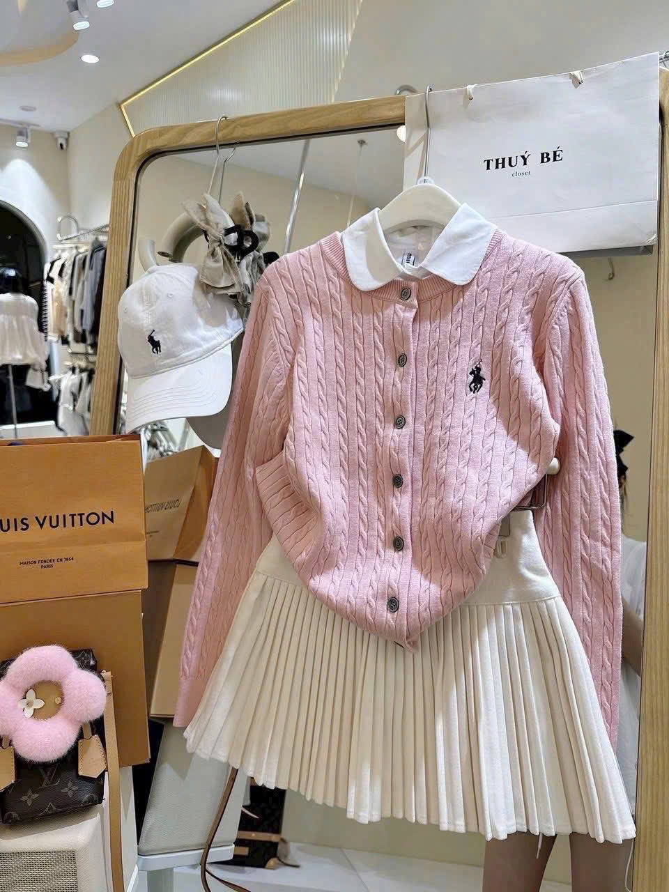 Áo kiểu len ngựa thừng trơn