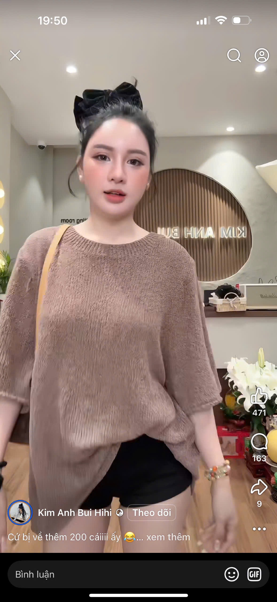 Áo len mỏng cộc trơn hot