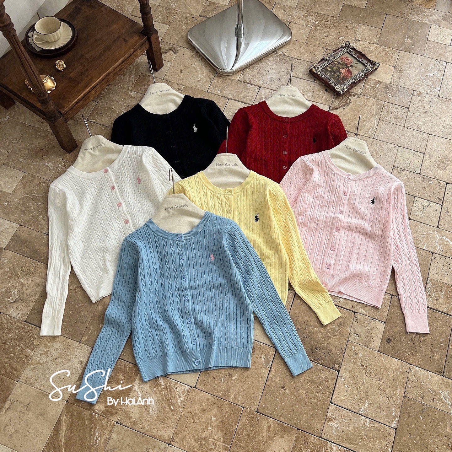 Áo kiểu len ngựa thừng trơn